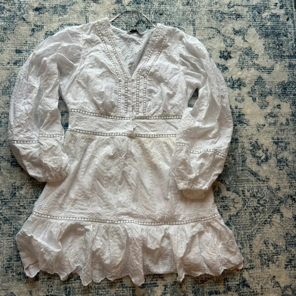 ASOS White Strapless Dress